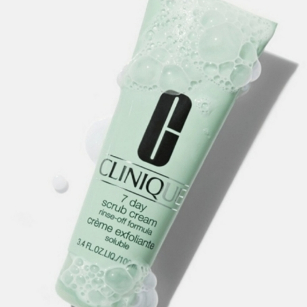 2 Clinique 7 Day Scrub Cream Exfoliator NWT